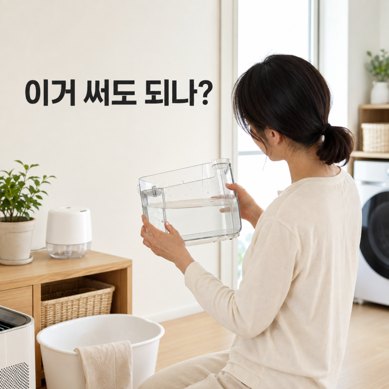 제습기 물 그냥 버려야 할까? 물 활용 재사용 전에 알아둘 것