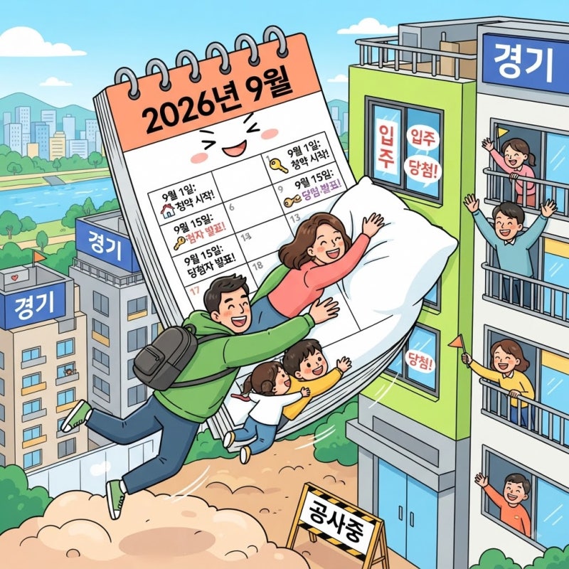 2026년 9월 경기도 LH 임대아파트 청약 일정 한눈에 보기