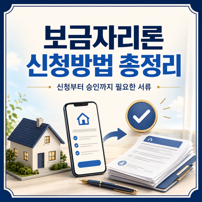 보금자리론 신청방법 총정리｜신청부터 승인까지 필요한 서류는?