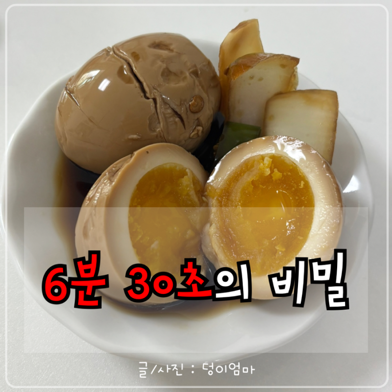 계란장 만들기, 감동란처럼 촉촉한 반숙 짜지 않은 계란장 레시피