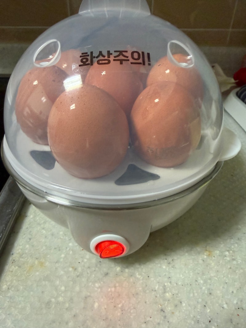 다이소 계란찜기 사용법, 계란 7개 삶아본 솔직 후기