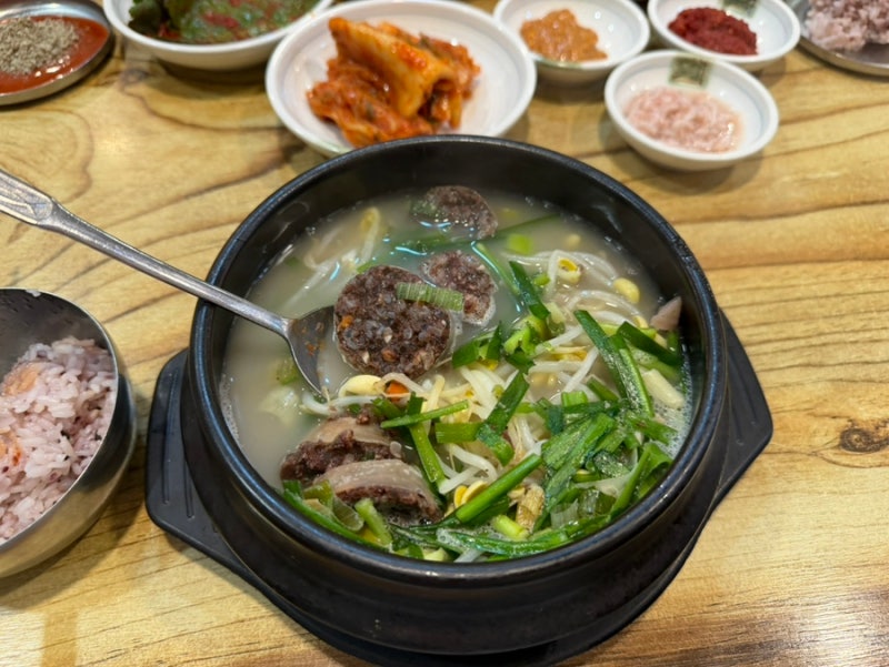 순천 맛집 - 전통수제순대로 만드는 순대국밥, 거목순대국밥 솔직후기