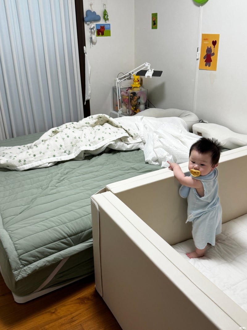 10개월 아기 도노도노 하이가드 멀티범퍼침대 7개월 사용 후기