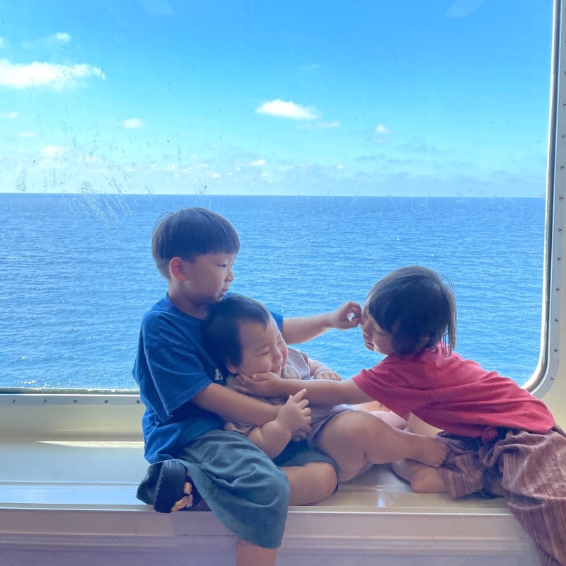 木浦から済州へ クイーンメリー号に子供と乗船したレビュー