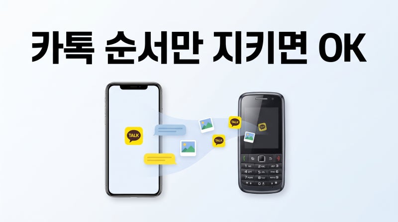 새 휴대폰 카톡 대화·사진 옮기기, 순서만 지키면 안 꼬여요