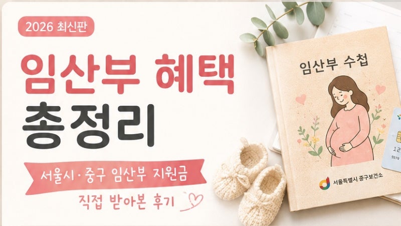 2026 임산부 혜택 총정리 | 국가/서울시/지자체 임산부 혜택 직접 받아본 후기