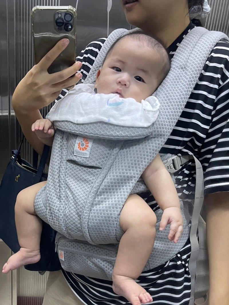 내돈내산 아기띠 매운맛 리뷰! 에르고베이비 옴니디럭스 메쉬 장,단점 탈탈 털어드림
