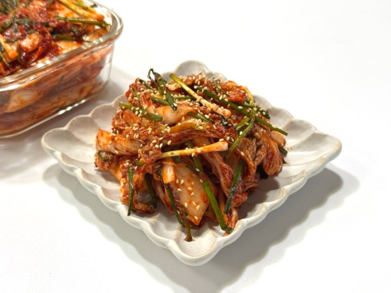알배추 겉절이 레시피 간단 알배추 겉절이 양념 황금레시피 <알....