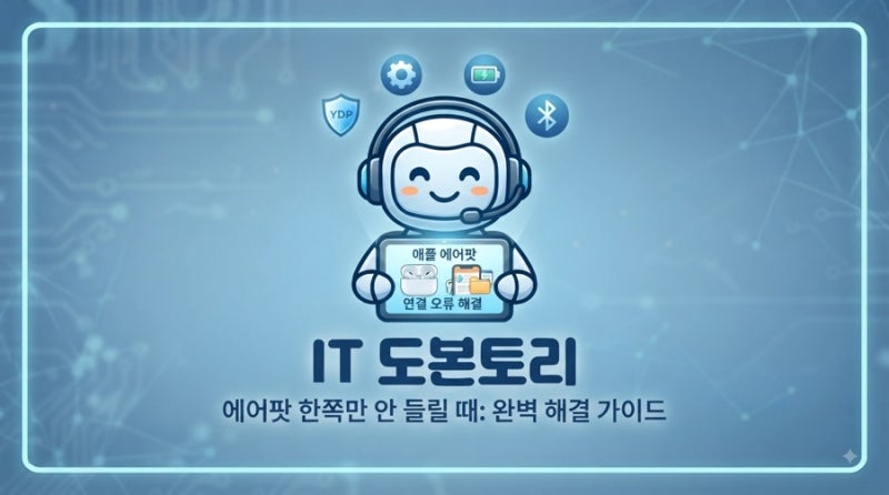에어팟 한쪽만 안들릴 때 해결하는 방법: 완벽 자가진단 및 초기화 가이드