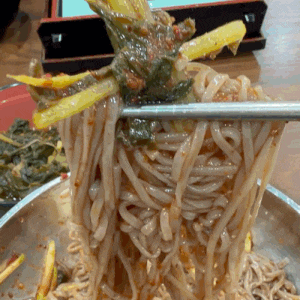 충남 천안시 쌍용동 판메밀소바와 열무김치 맛집 흥부네소바막국수