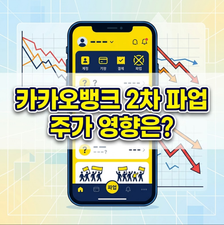 <b>카카오뱅크</b> 15일 만의 2차 <b>파업</b> 사태와 실적 호조 속 노사 리스크가 ....