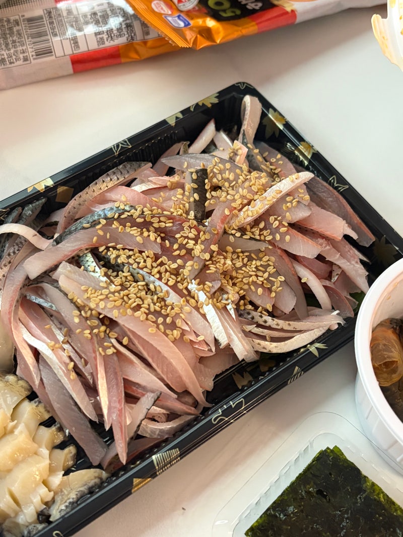 군산 나운동 횟집 인생 2회차 전어 회 포장 맛있어요