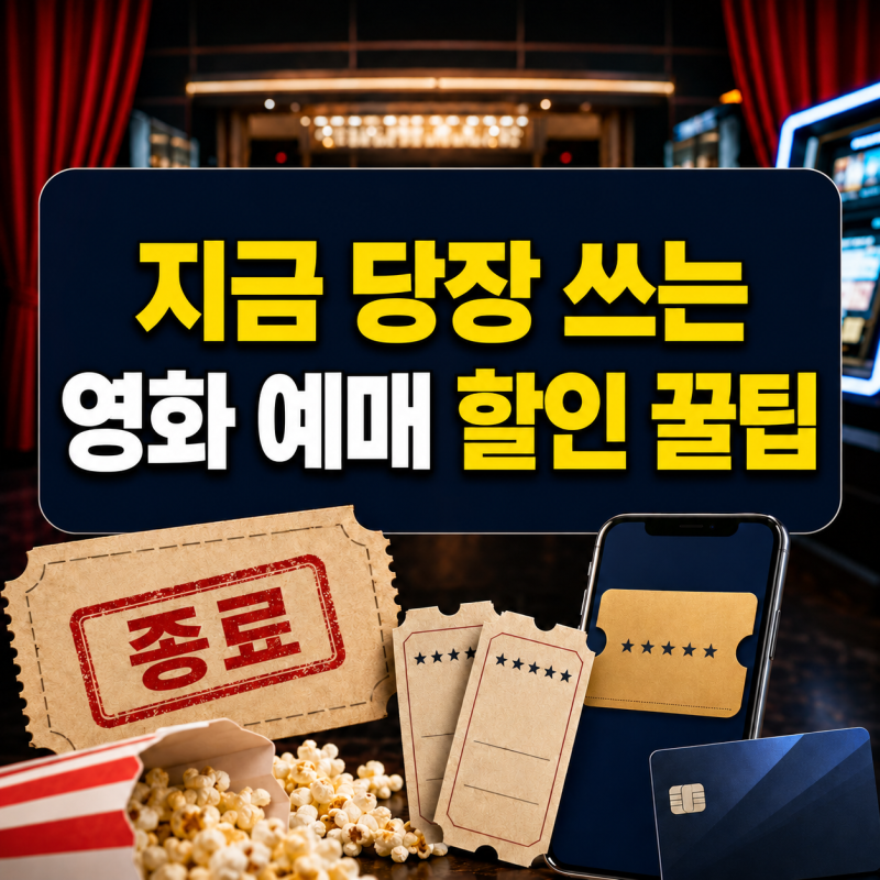 정부 6천원 할인권 끝났다면? 지금 당장 쓸 수 있는 영화 예매 할인 꿀팁