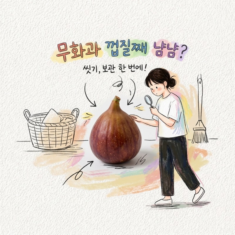 무화과 먹는법 껍질째 먹어도 되는지와 씻는 법 보관