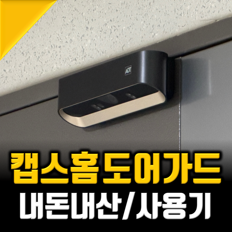 홈캠 현관CCTV 설치로 캡스홈 도어가드 택한 이유 (ft.할인방법)