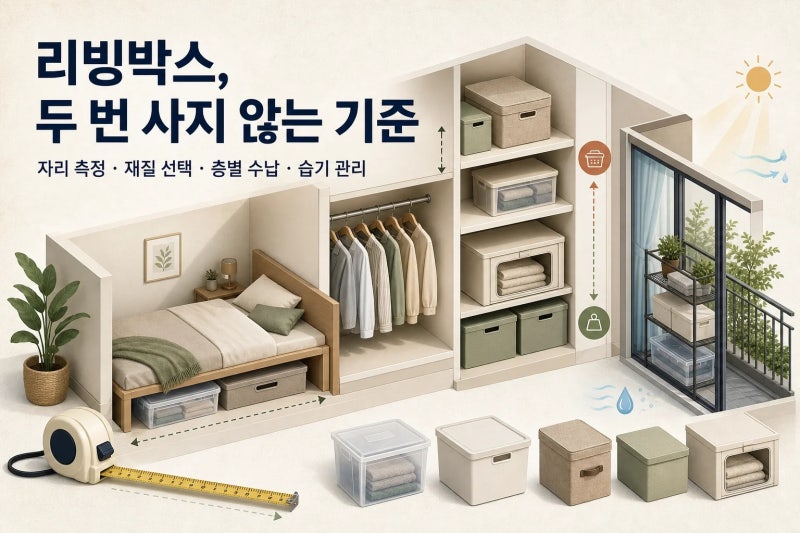 옷장 위 칸 리빙박스 투명 vs 불투명 (+ 사이즈 재는 법 | 쌓는 순서 | 침대 밑 | 라벨 붙이는 법....
