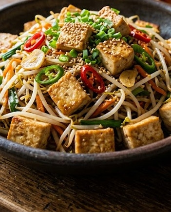 밥 대신 한끼 다이어트 포만감 찐 두부숙주볶음 맛있게 만드는법