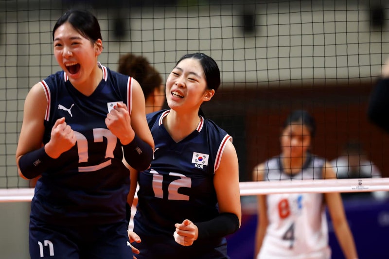 [U17 여자배구 세계선수권 순위결정전] 한국: 태국 경기서 완승! 5-6전에서 이탈리아와 다시 만....