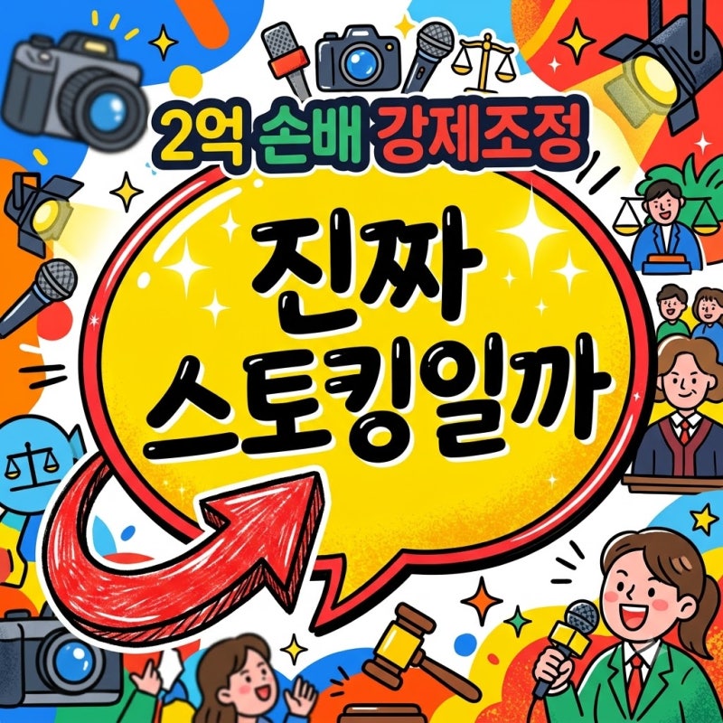 황정민 스토킹녀 사건 진실, 2억 손배소 강제조정과 재판 총정리