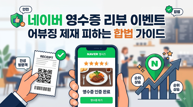 [소상공인 마케팅] 네이버 영수증 리뷰 이벤트 합법적으로 하는 법 (어뷰징 제재 피하는 가이....