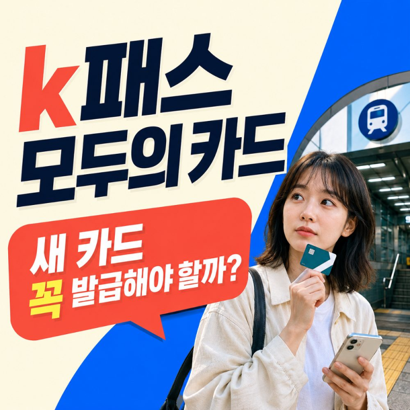 K패스 모두의카드 새 카드가 필요할까? 신청방법과 발급, 등록, 환급, 일반형과 플러스형 차....