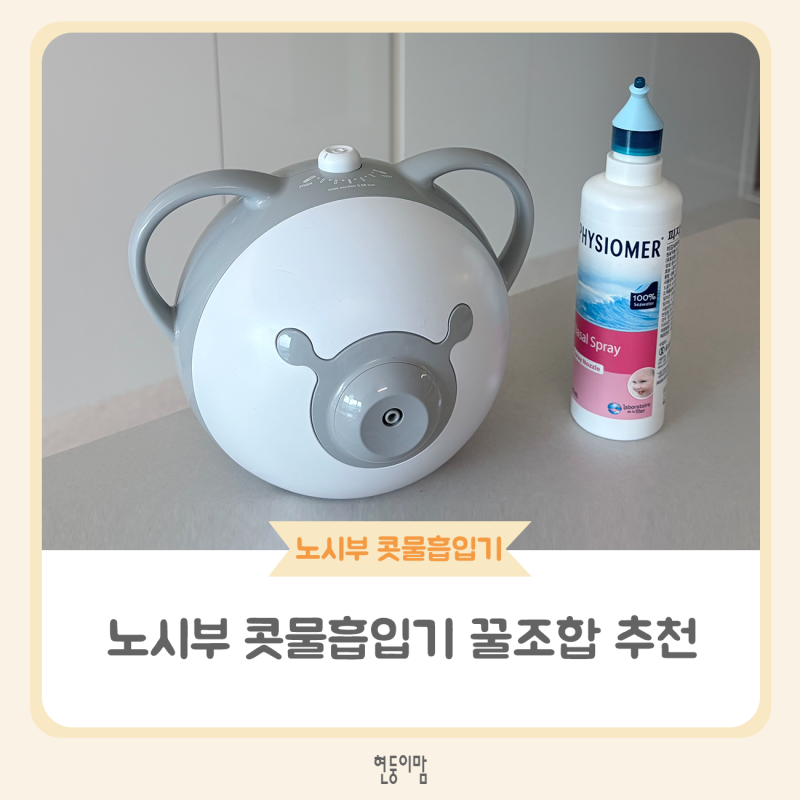 노시부 콧물흡입기 3개월 아기 후기(코 스프레이로 대왕 코딱지 제거 꿀팁)