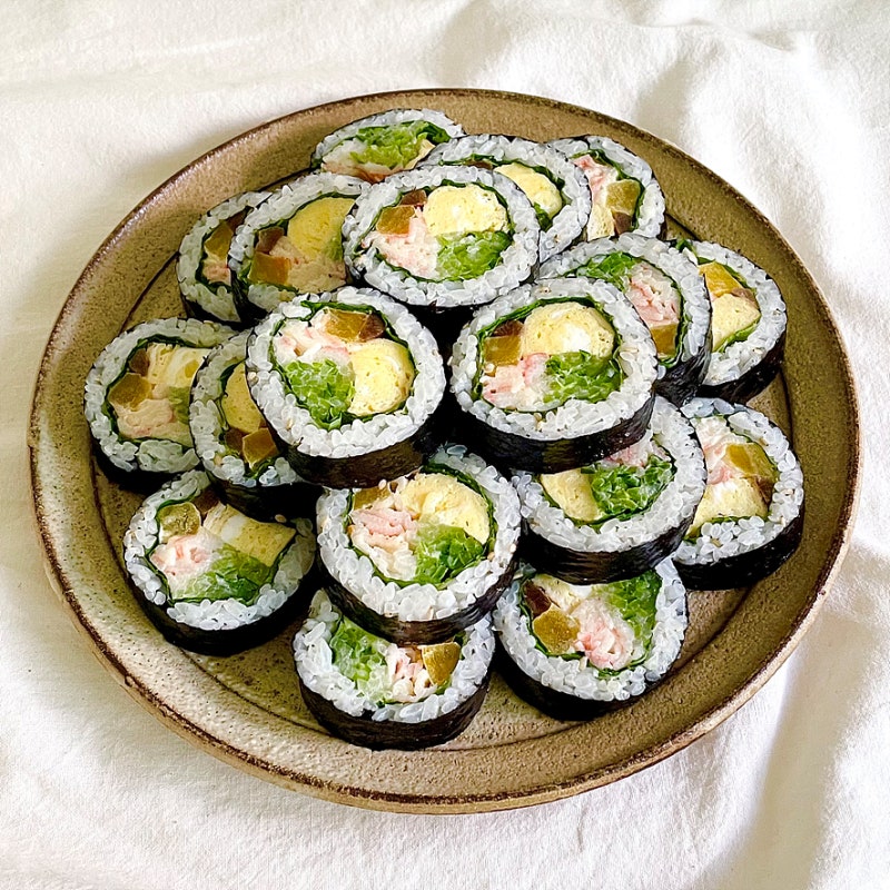 오이크래미김밥 레시피 시원하게 초간단 여름 김밥 만들기