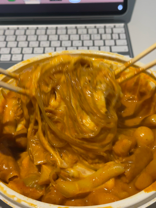 응급실떡볶이 : 크림카레떡볶이 솔직후기-@맵기,토핑 꿀팁