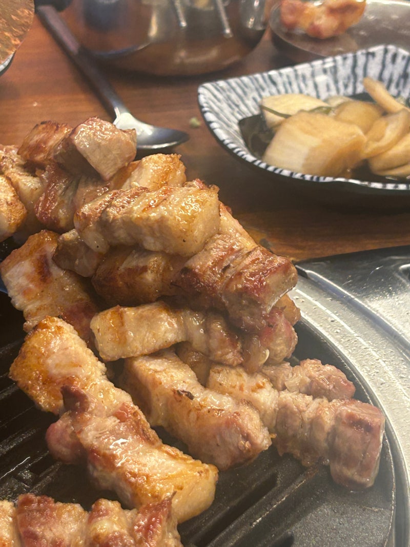 양양 낙산해수욕장 근처 맛집 삼백식당 삼겹살 가성비 만족 내돈내산