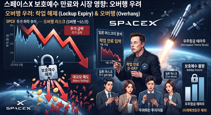 상장 초기 전 세계를 뜨겁게 달궜던, 스페이스X(SPCX) 상장 후 롤러코스터, 그리고 우려를 기우....
