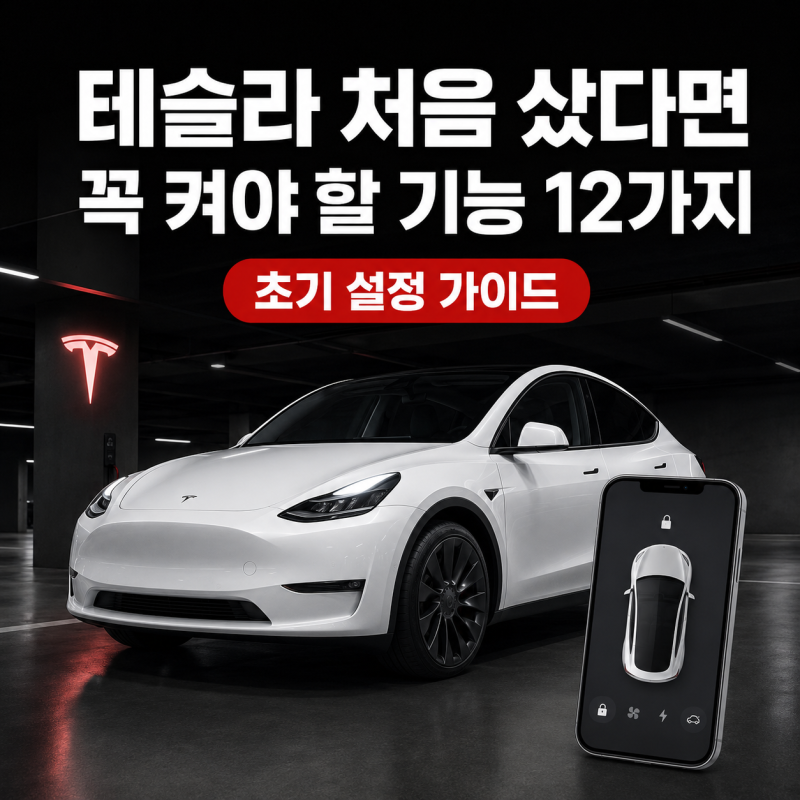테슬라 처음 샀다면 꼭 켜야 할 기능 12가지, 설정 위치까지 정리