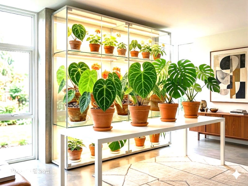 클라리네비움 안시리움(Anthurium clarinervium) 잘 키우기.관리 방법과 삽목 방법.