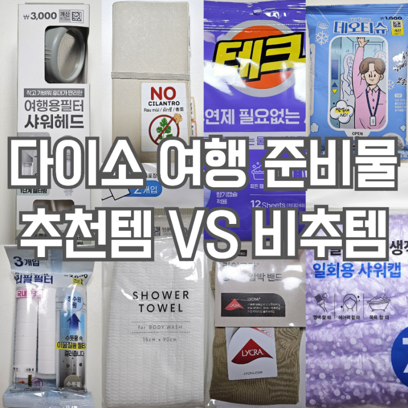 내돈내산 다낭 여행 다이소 준비물 | 진짜 유용했던 것 vs 괜히 산 것