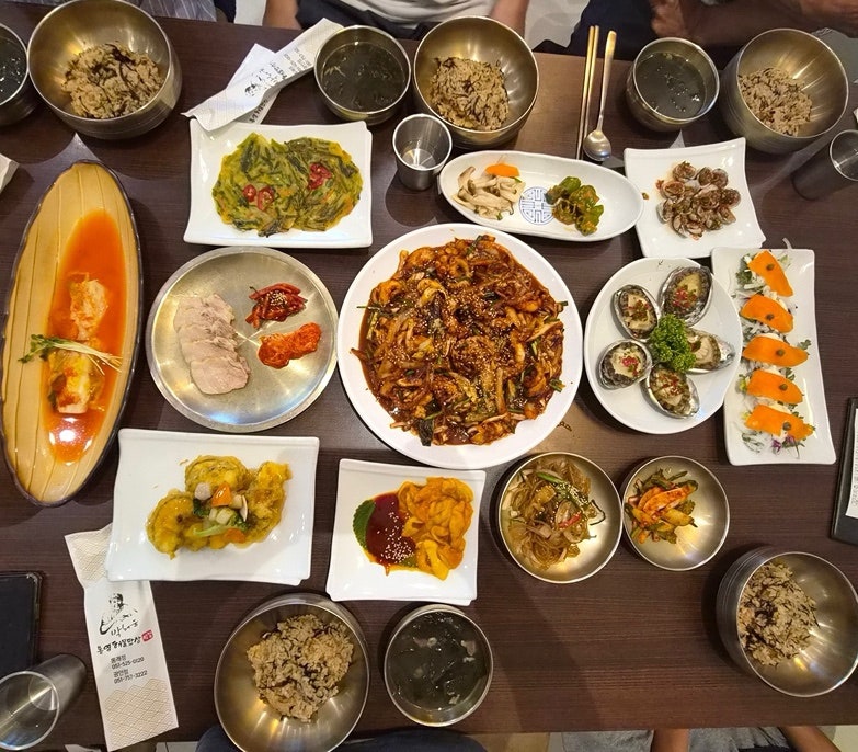 부산 광안리 부모님 모시고 가기 좋은 완벽 코스 [박해윤통영해물밥상 & 드론쇼]