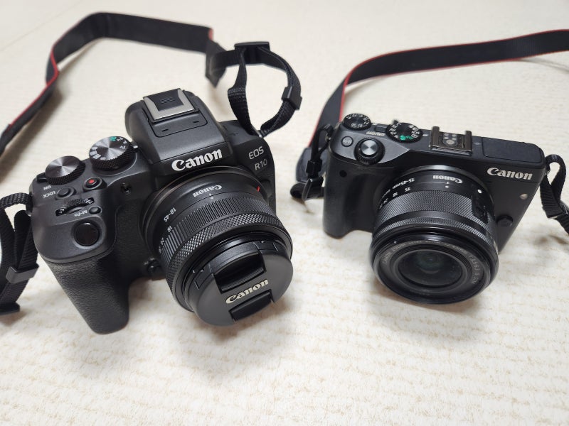 10년만에 카메라 바꾸다 캐논 EOS M3 > 캐논 EOS R10 기록