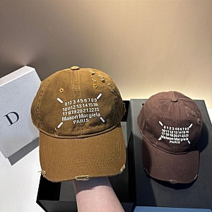 메종 마르지엘라 넘버링 빈티지 워싱캡모자