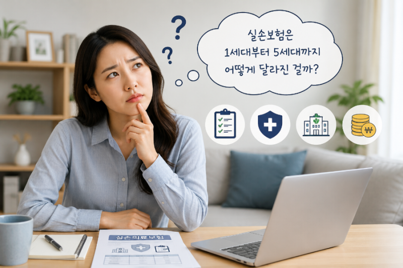 실손보험 변천사, 1세대부터 5세대까지 어떻게 달라진 걸까?