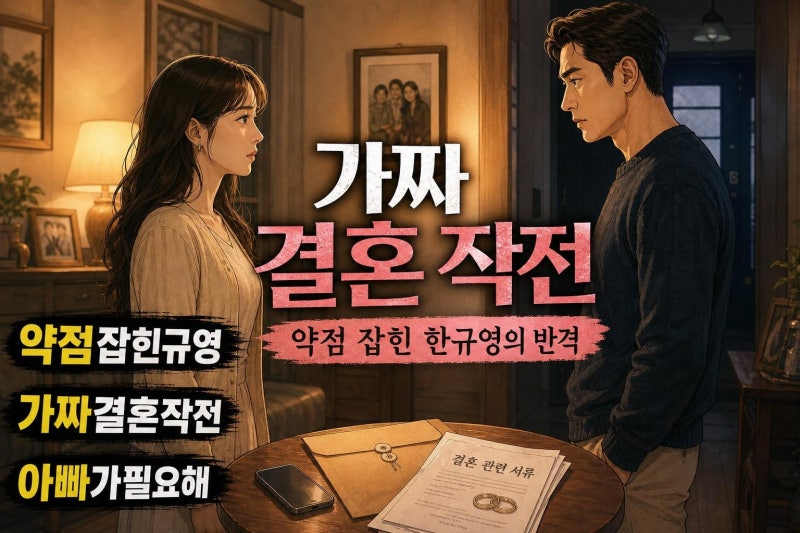 박유나 배정남 약점 잡힌 한규영, 가짜 결혼 작전과 아버지의 뜻밖의 변화