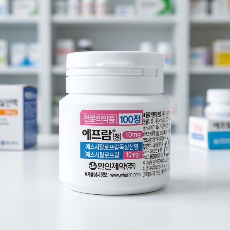 에프람정 복용 가이드 5mg·10mg 용량별 복용법과 부작용 대처법