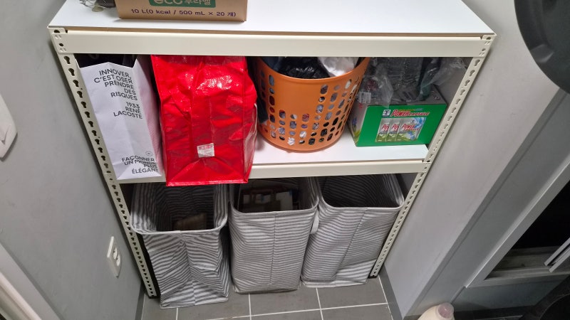 귀곰 재활용 분리수거함 두번째 재구매 실사용 후기