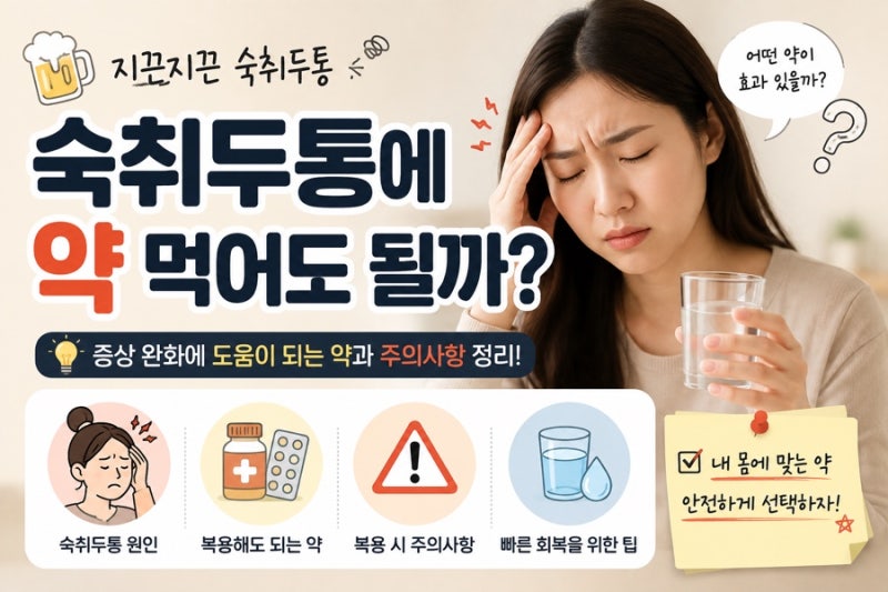 "술 먹고 숙취 두통이 너무 심해요"타이레놀 복용시 생기는 부작용