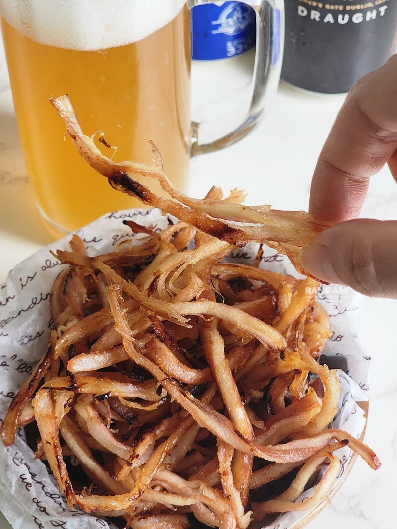 멈출수 없는 맛! 집에서 간단한 맥주안주 진미채 버터구이 레시피 홍진미채 오징어채 요리