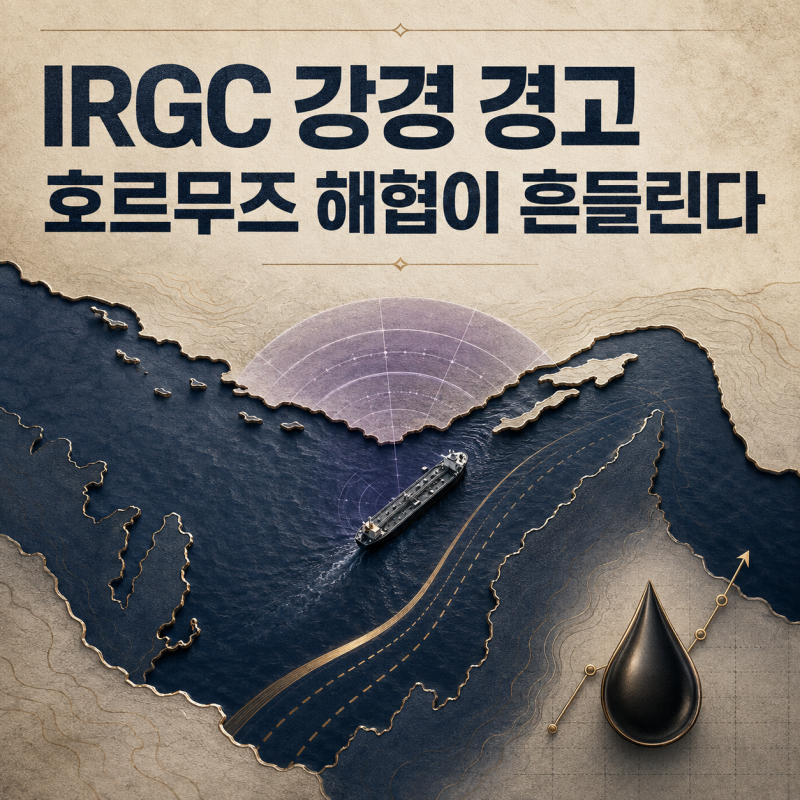 IRGC “어떠한 위협·침략도 분쇄”호르무즈 해협과 유가, 무엇을 봐야 하나