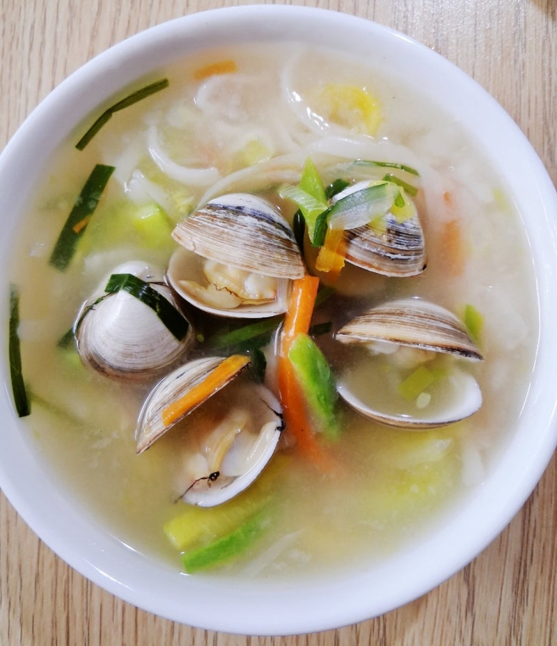 집에서도 맛있게 만들 수 있는 동죽(물총조개) 칼국수
