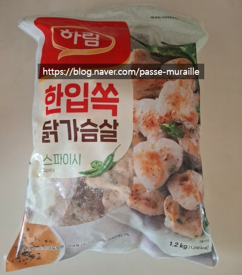 하림 한입쏙 닭가슴살 스파이시 : 청양고추가 감칠맛 더하는 코스트코 냉동 닭고기