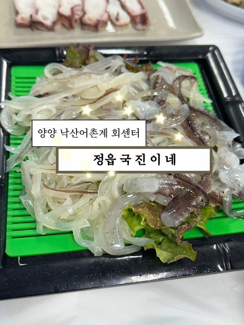 [양양 국진이네]양양 낙산해수욕장 맛집 국진이네｜낙산 어촌계회센터 국진이네 내돈내산, ....