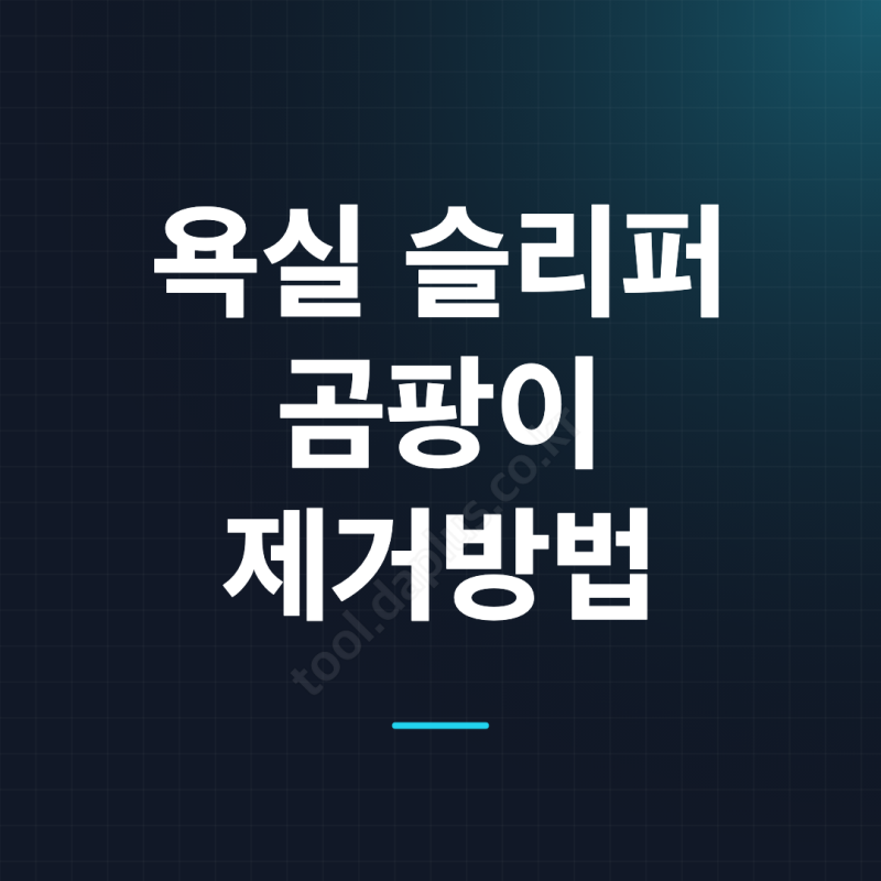 슬리퍼 곰팡이 제거, 락스부터 쓰기 전에 확인할 욕실 슬리퍼 세척법