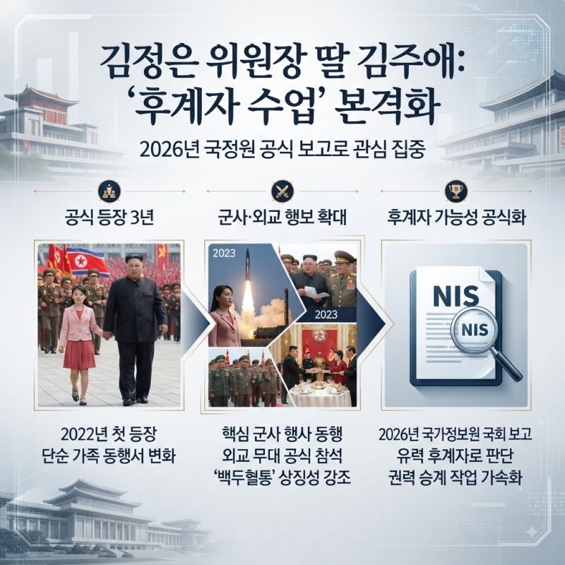 김정은 김주애 후계자설, 최근 공개행보와 북한 권력승계 가능성 총정리