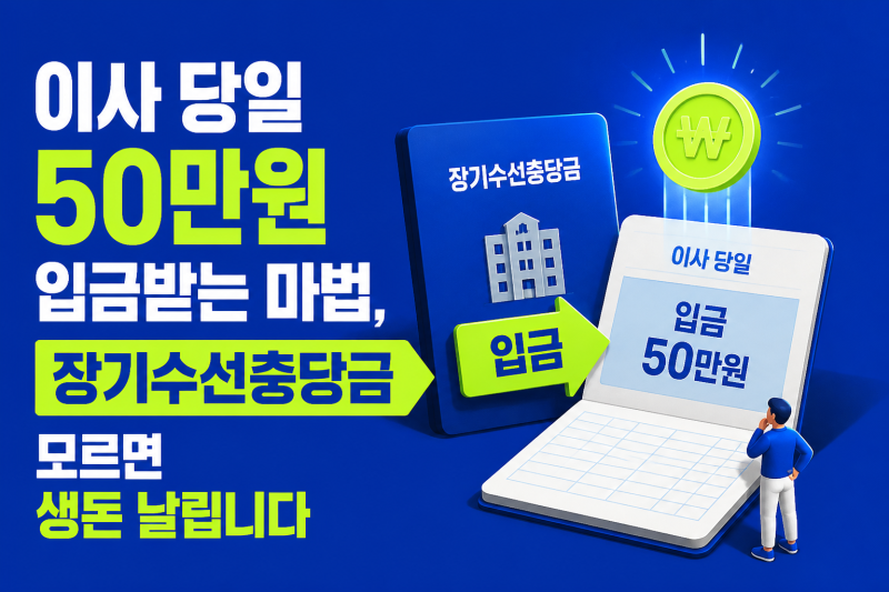 이사 갈 때 장기수선충당금 돌려받는 법, 모르면 50만원 날립니다