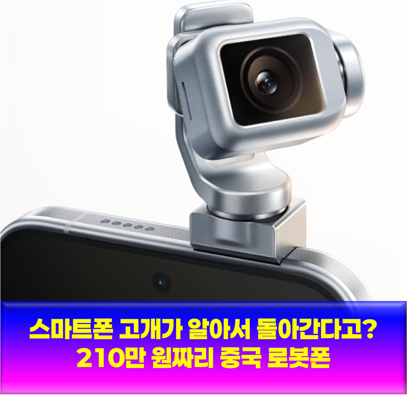 스마트폰 고개가 알아서 돌아간다고? 210만 원짜리 중국 로봇폰